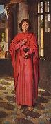 Hans Memling Marienaltar des Sir John Donne of Kidwelly, rechter Flugel: Evangelist Johannes Germany oil painting artist